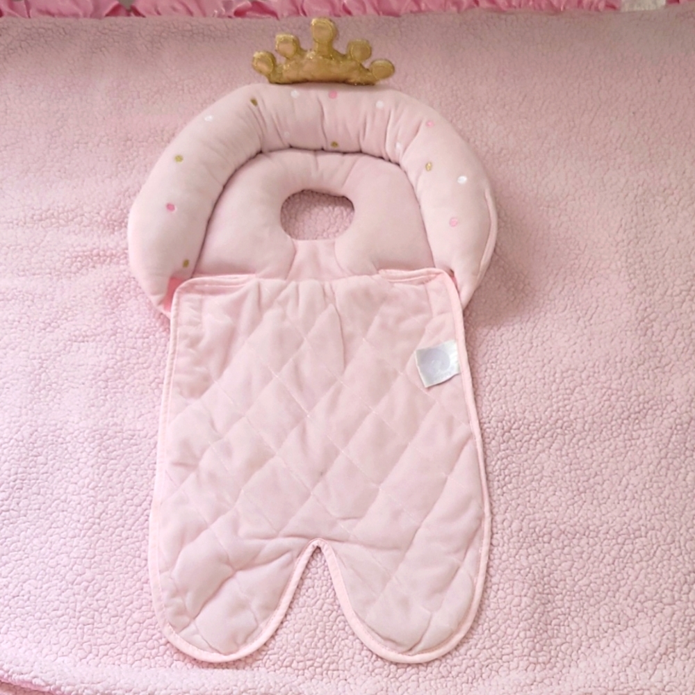 Princess pink boppy Headrest baby
